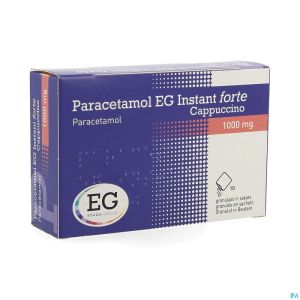 Paracetamol EG Inst.Forte 1G Cappuccino Sach 10
