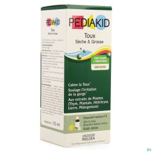 Pediakid toux seche grasse sol buv 125ml