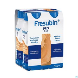 Fresubin Pro Drink Peche Abricot Fl 4x200ml