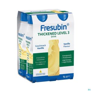 Fresubin Thickened Level 3 Drink Vanille 4x200ml