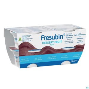 Fresubin Dessert Pomme-pruneau 4x125g