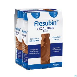 Fresubin 2 Kcal Fibre Drink Chocolat Fl 4x200ml