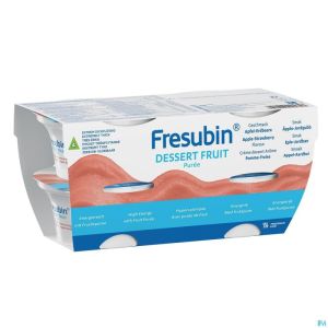 Fresubin Dessert Pomme-fraise 4x125g