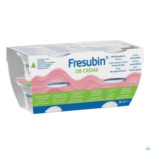 Fresubin Db Creme Fraise De Bois Pot 4x125g