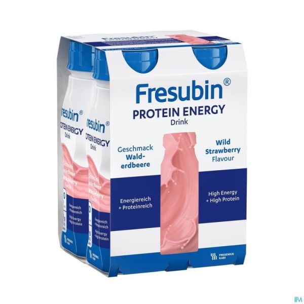 Fresubin Protein Energy Drink Frais.bois Fl4x200ml