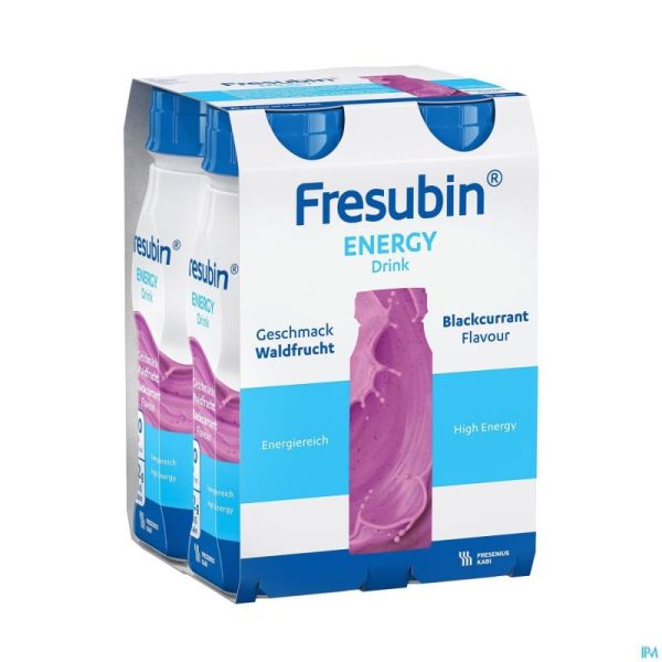 Fresubin Energy Drink Cassis Fl 4x200ml