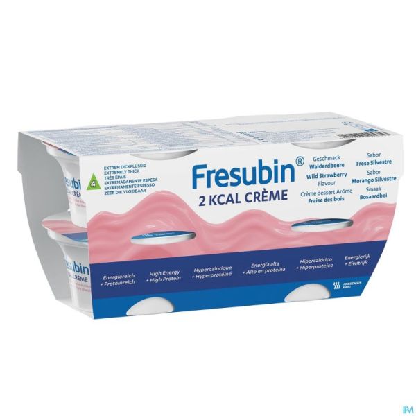 Fresubin 2 Kcal Creme Fraise Pot 4x125g