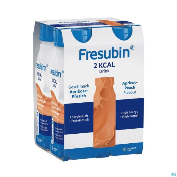 Fresubin 2 Kcal Drink Peche-abricot 4x200ml