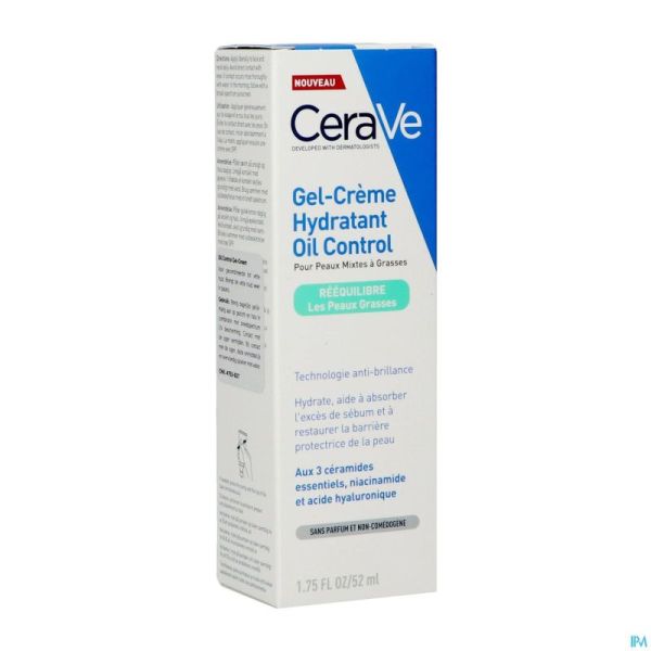 Cerave Gel-creme Hydratant Oil Control Tube 52ml