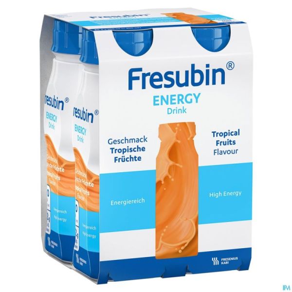 Fresubin Energy Drink Fruits Tropicaux Fl 4x200ml